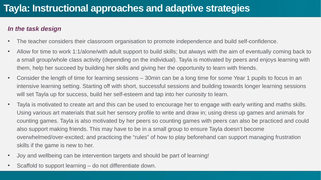 Sharing expertise A range of noticing; - slide 26 of 36