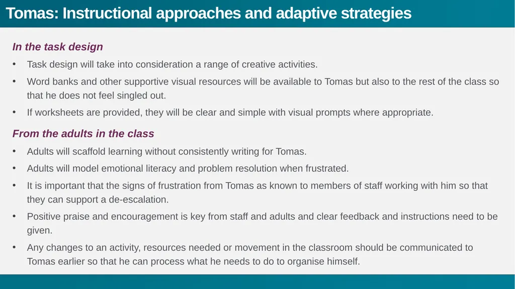 Sharing expertise A range of noticing; - slide 32 of 36