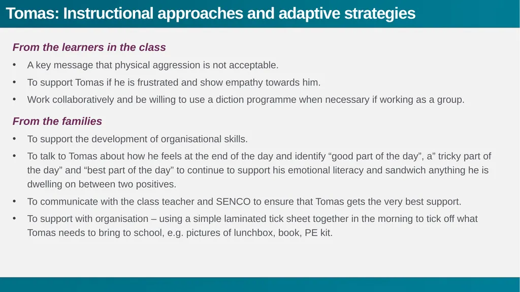 Sharing expertise A range of noticing; - slide 33 of 36