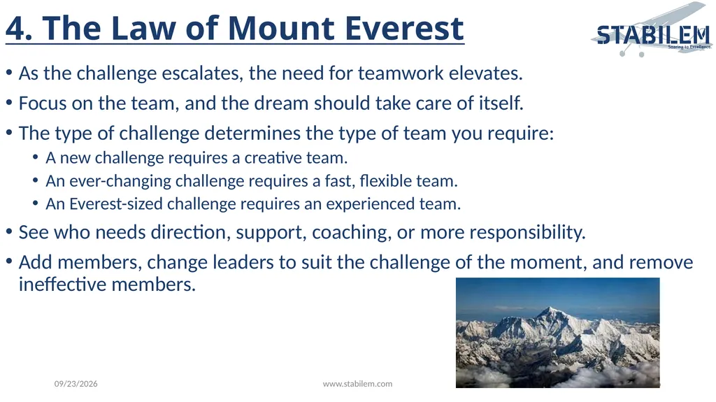 17 Irrefutable Laws of Teamwork By John Maxwell - slide 6 of 20