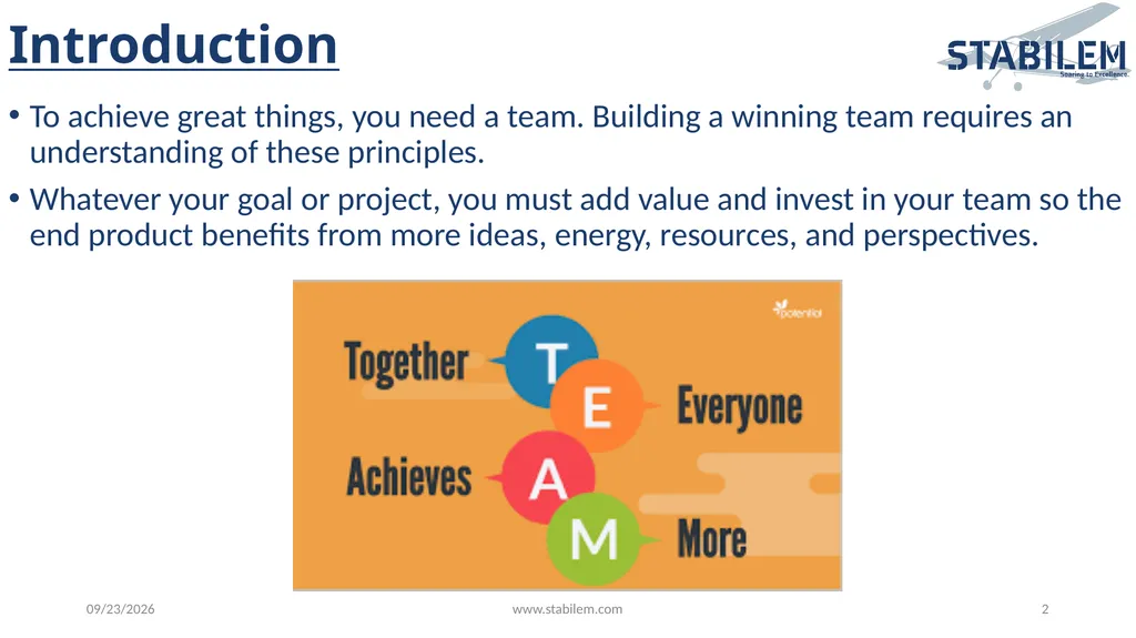 17 Irrefutable Laws of Teamwork By John Maxwell - slide 2 of 20