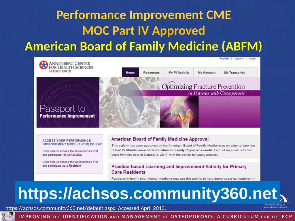 Educational Content Developed by ASBMR and the - slide 45 of 49