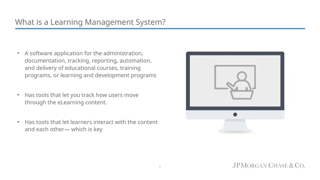 Learning Management Systems Navigating the What, - slide 3 of 13
