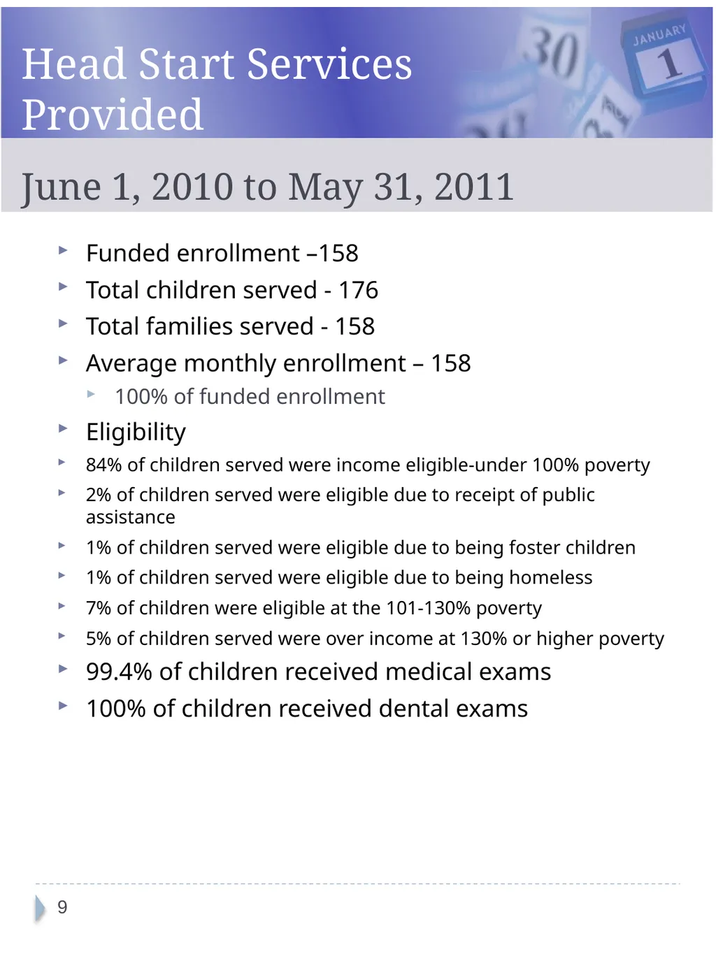 Breckinridge-Grayson Programs, Inc. Head Start and - slide 9 of 20