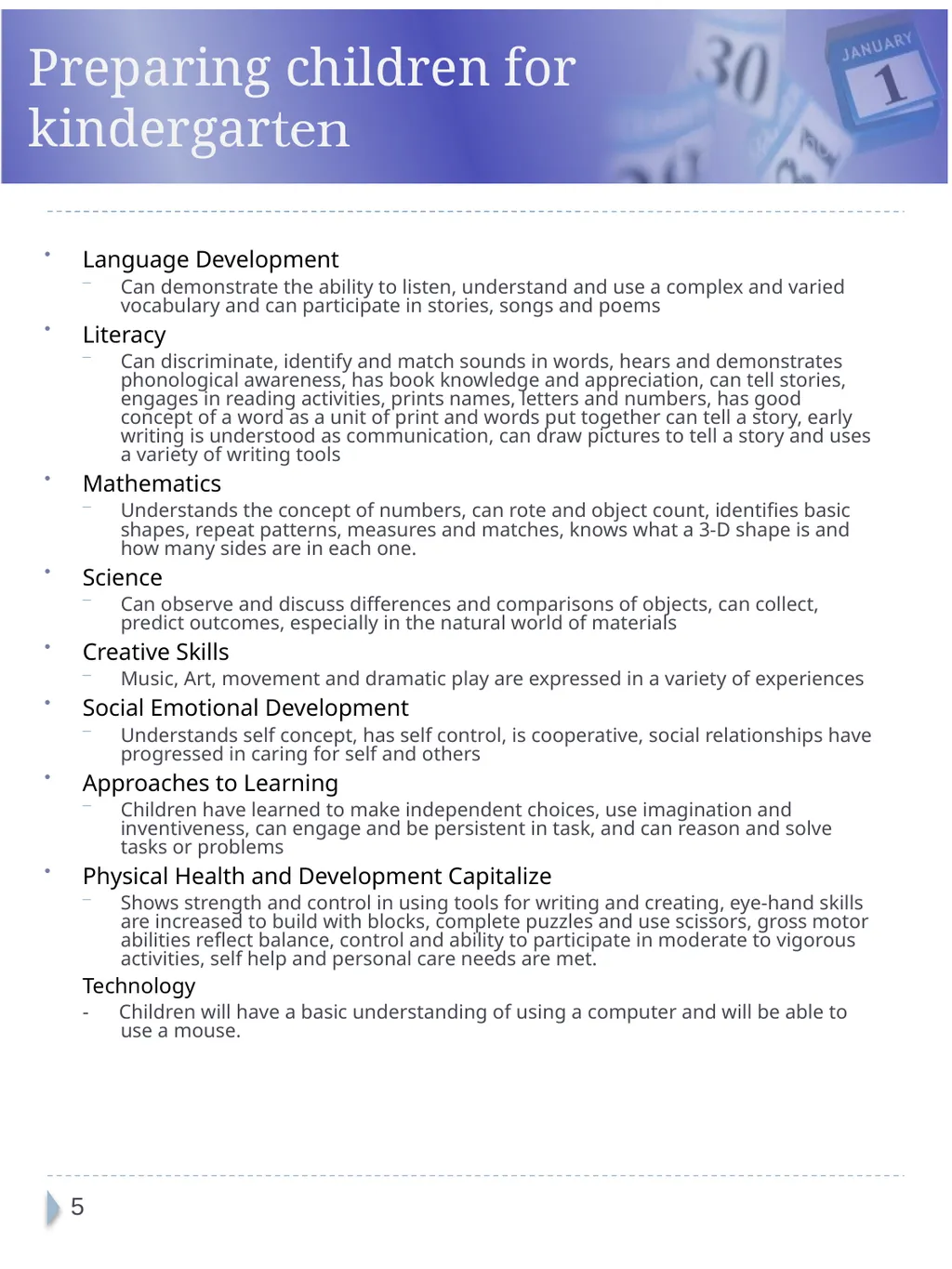 Breckinridge-Grayson Programs, Inc. Head Start and - slide 5 of 20