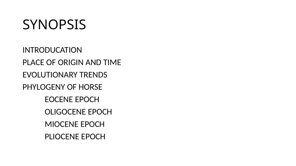 EVOLUTION OF HORSE PRESENTED BY KAVITA PRAJAPATI - slide 2 of 12