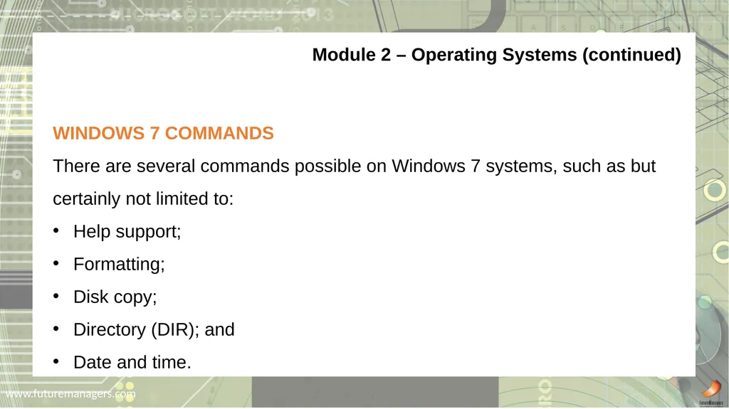 Computer Practice N6 www.futuremanagers.com - slide 10 of 38
