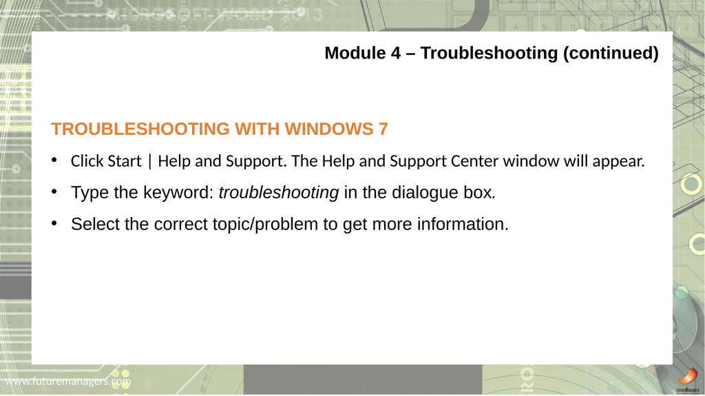 Computer Practice N6 www.futuremanagers.com - slide 21 of 38