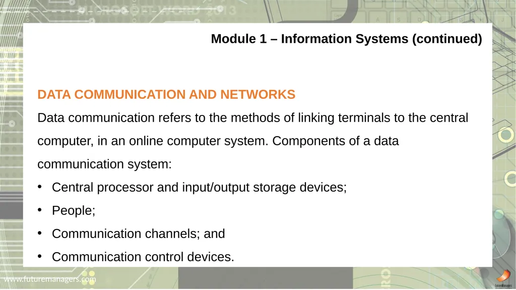 Computer Practice N6 www.futuremanagers.com - slide 3 of 38