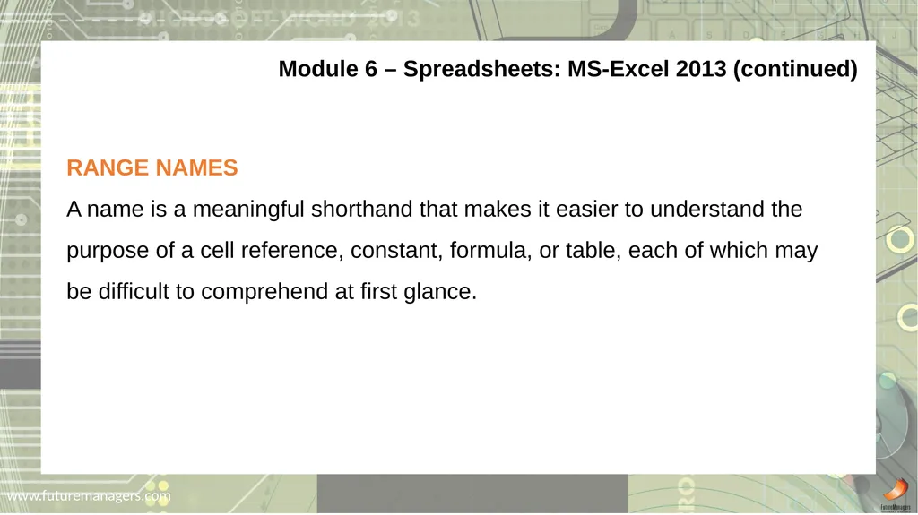 Computer Practice N6 www.futuremanagers.com - slide 32 of 38