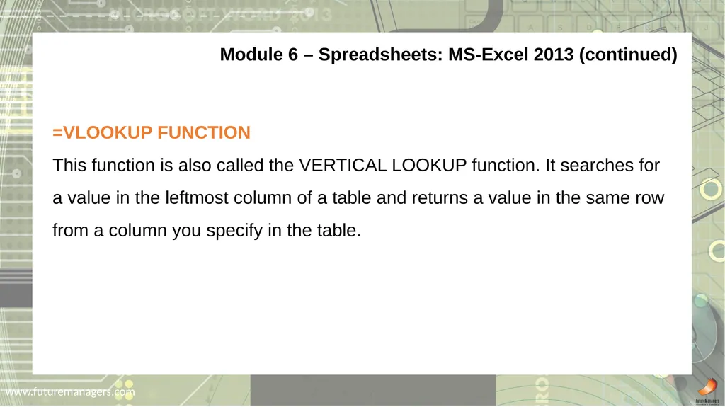 Computer Practice N6 www.futuremanagers.com - slide 34 of 38