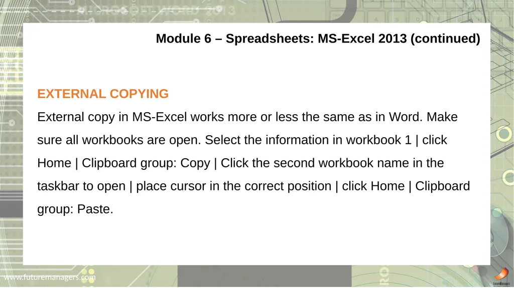 Computer Practice N6 www.futuremanagers.com - slide 38 of 38