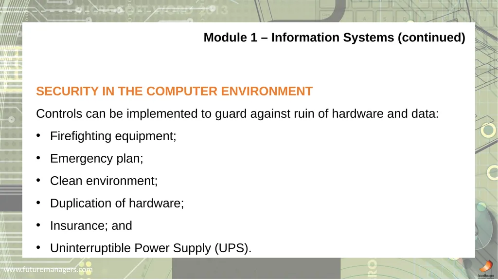 Computer Practice N6 www.futuremanagers.com - slide 4 of 38