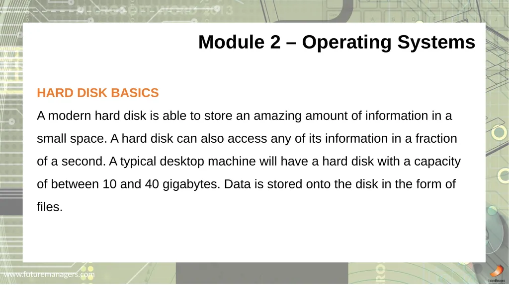 Computer Practice N6 www.futuremanagers.com - slide 7 of 38