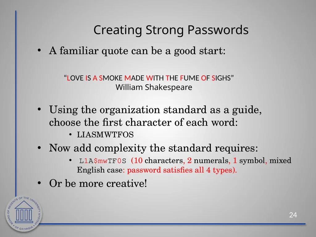 Information Security Awareness Cybersecurity - slide 24 of 33