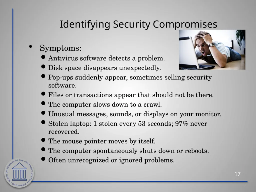 Information Security Awareness Cybersecurity - slide 17 of 33