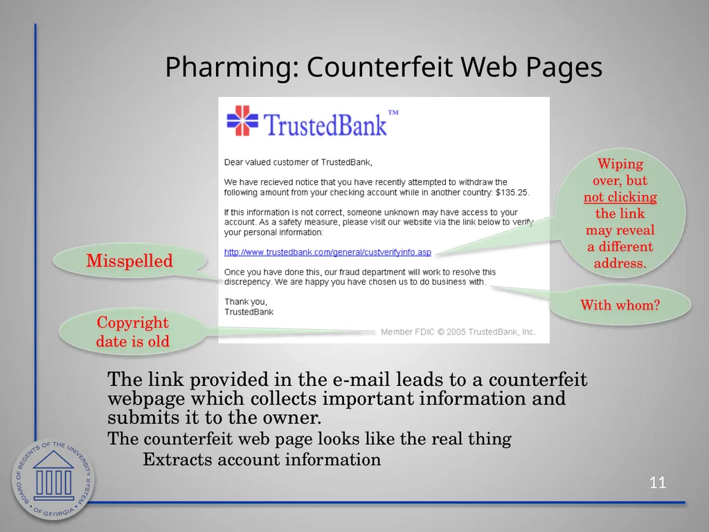 Information Security Awareness Cybersecurity - slide 11 of 33