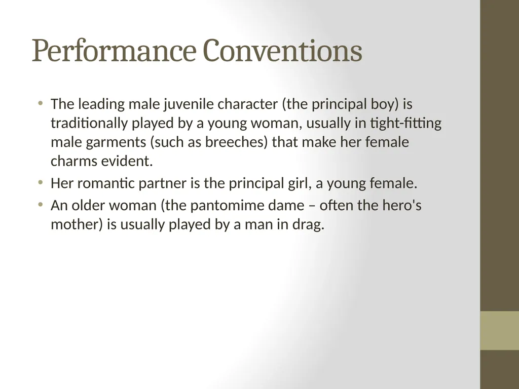 Introduction to Pantomime What is Pantomime? - slide 4 of 9