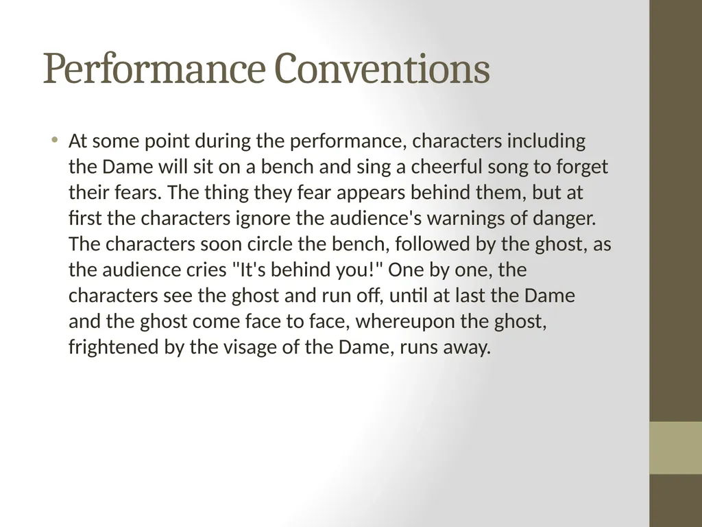 Introduction to Pantomime What is Pantomime? - slide 9 of 9