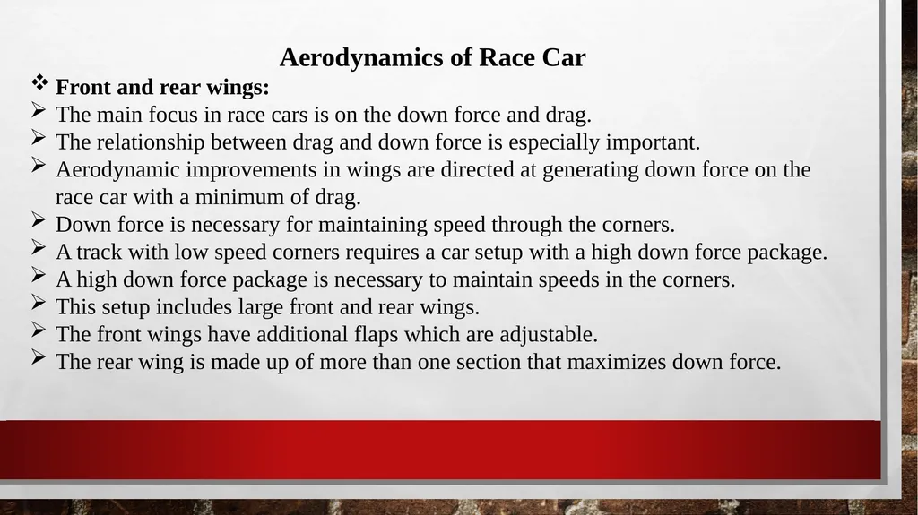 AUTOMOBILE AERODYNAMICS MODULE 3 Ground Vehicle - slide 36 of 42