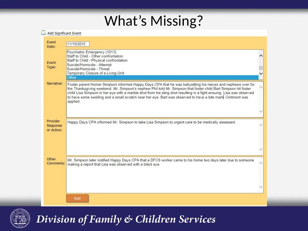 Policy Violation Assessment Process Presented by - slide 28 of 33