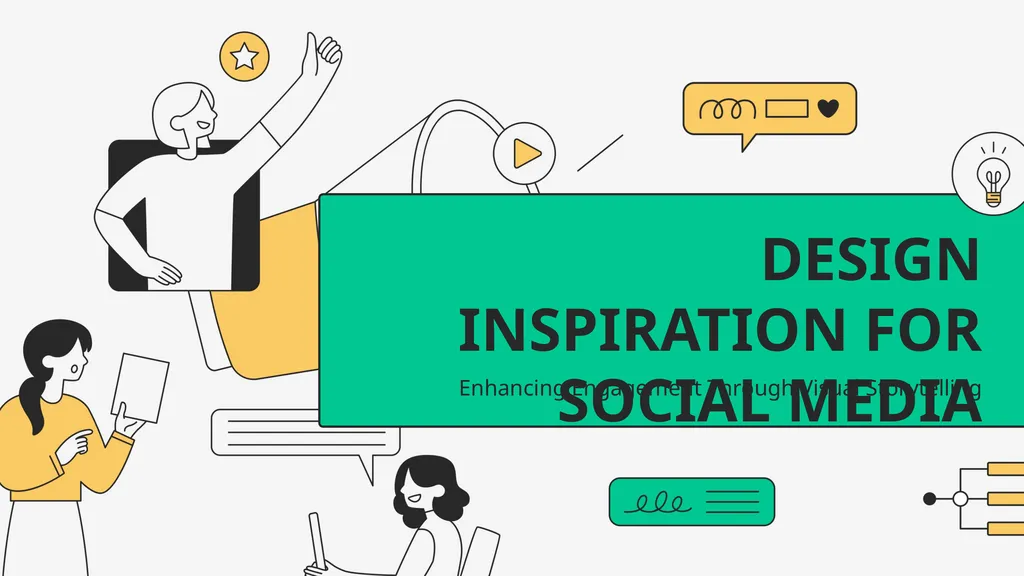 DESIGN INSPIRATION FOR SOCIAL MEDIA Enhancing - slide 1 of 20