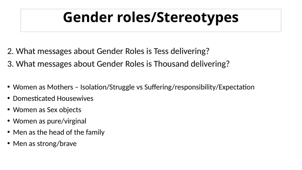 Exam structure Women and Society 11 Compare the - slide 37 of 40