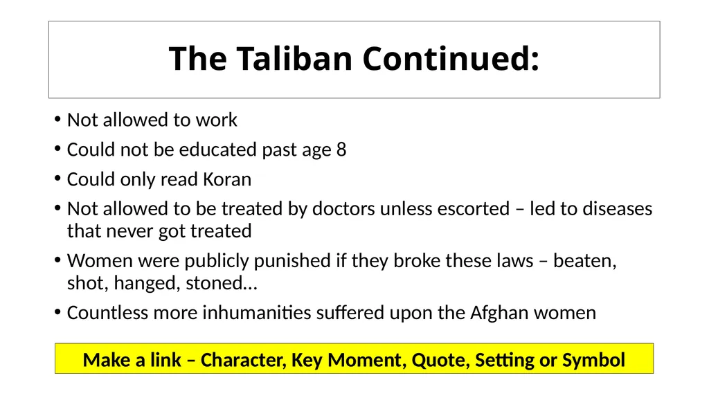 Exam structure Women and Society 11 Compare the - slide 13 of 40