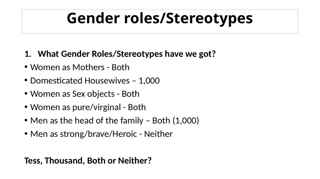 Exam structure Women and Society 11 Compare the - slide 36 of 40