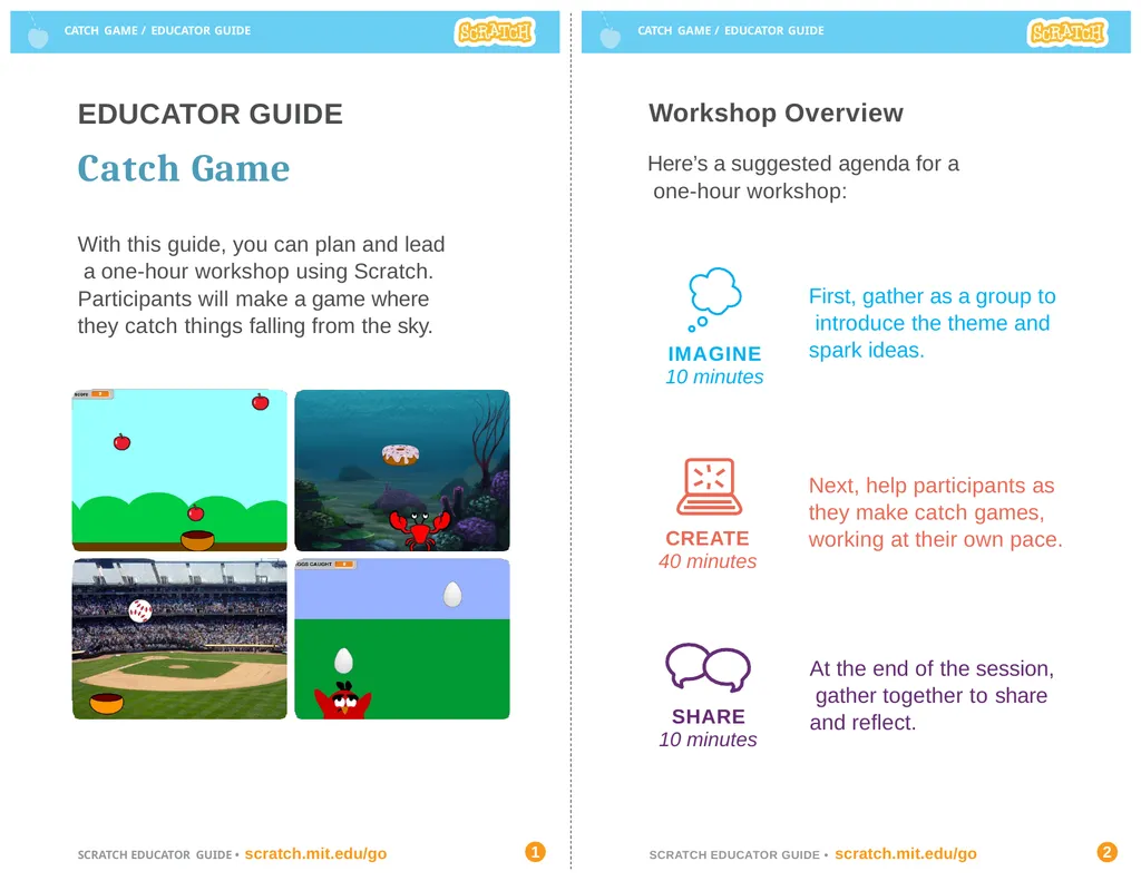 CATCH GAME / EDUCATOR GUIDE CATCH GAME / EDUCATOR - slide 1 of 4
