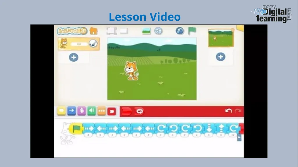 Lesson 2 – Following Instructions ScratchJr - slide 5 of 8
