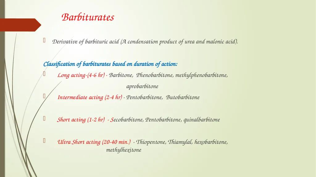 Hypnotic - Sedative Dr.Kumari Anjana Assistant - slide 10 of 23