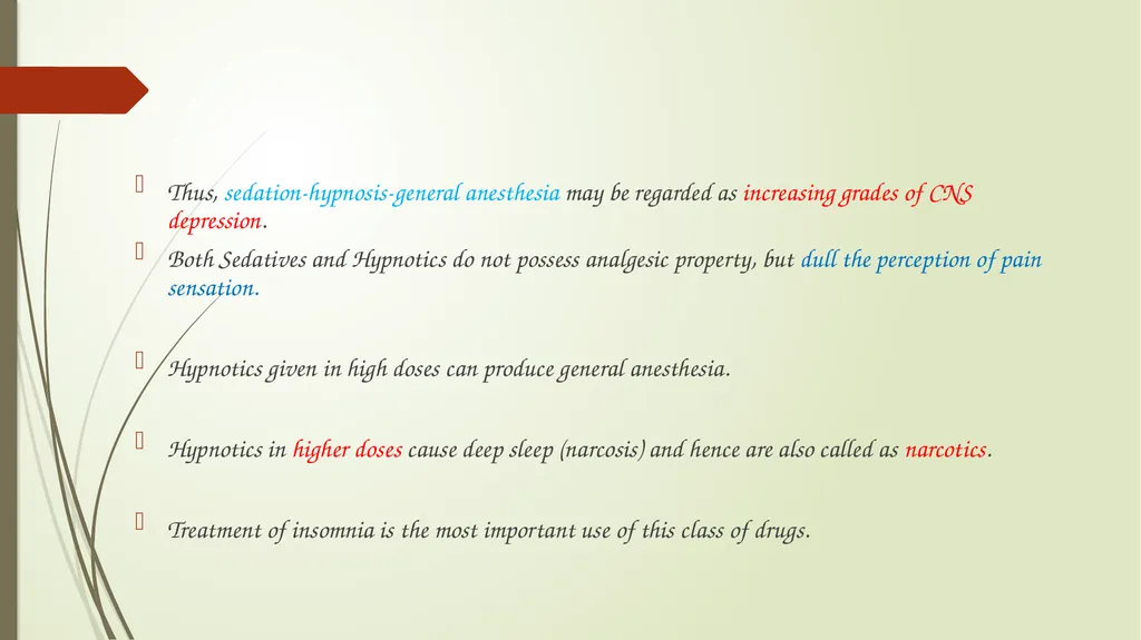 Hypnotic - Sedative Dr.Kumari Anjana Assistant - slide 6 of 23