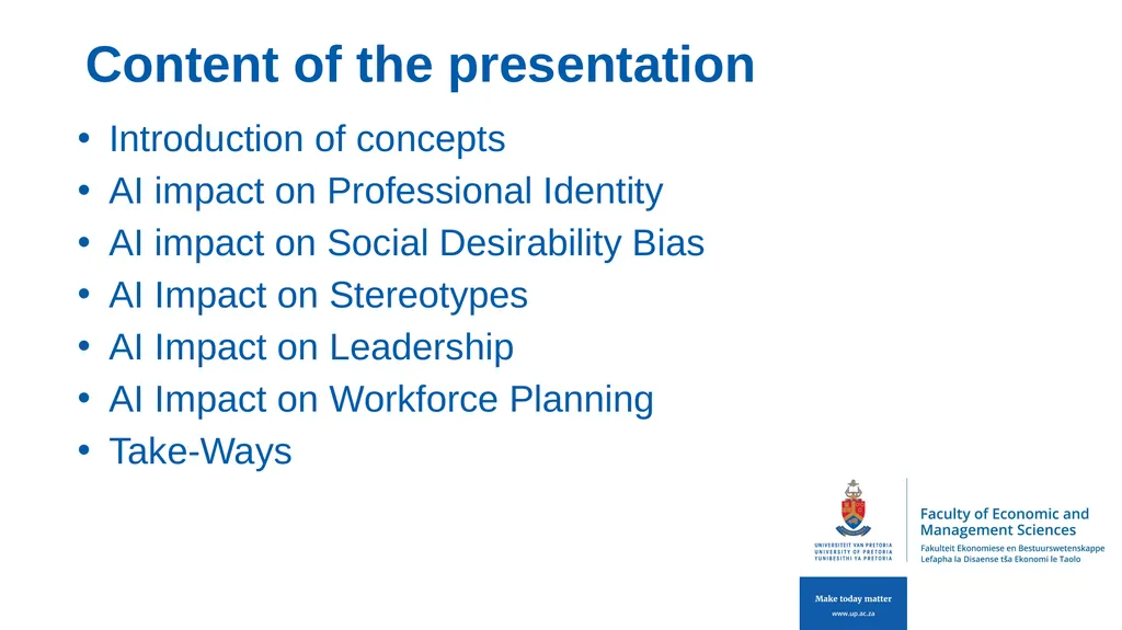 FERTASA SYMPOSIUM: Facing the Onslaught – Fact or - slide 2 of 30