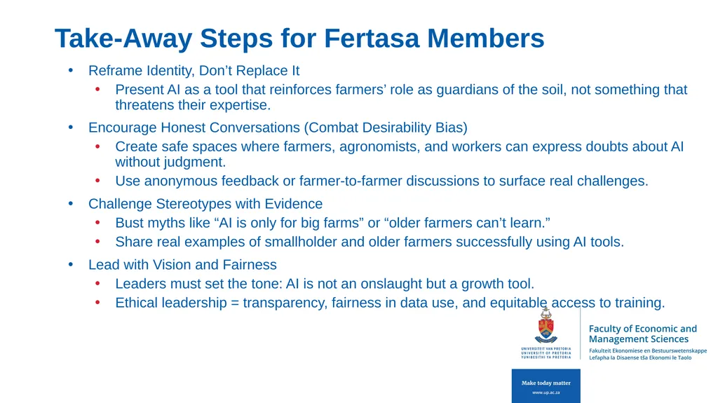 FERTASA SYMPOSIUM: Facing the Onslaught – Fact or - slide 28 of 30