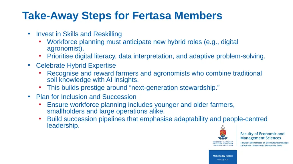 FERTASA SYMPOSIUM: Facing the Onslaught – Fact or - slide 29 of 30