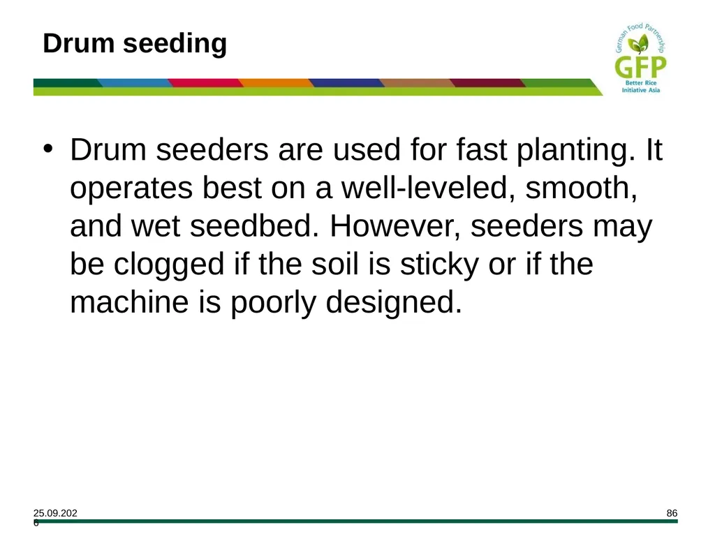 MODULE 7 Crop Establishment Objectives By the end - slide 86 of 99