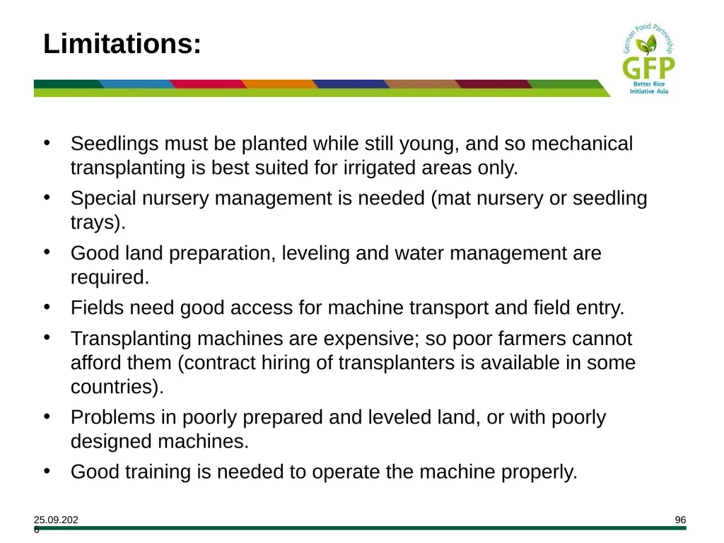 MODULE 7 Crop Establishment Objectives By the end - slide 96 of 99