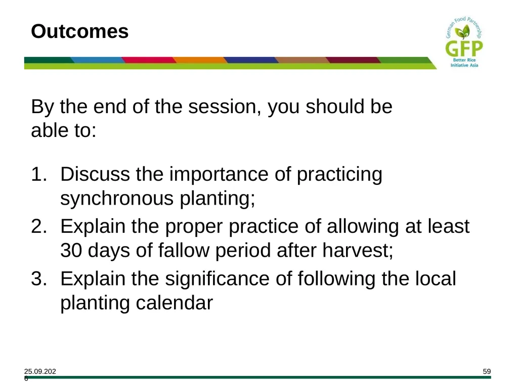 MODULE 7 Crop Establishment Objectives By the end - slide 59 of 99