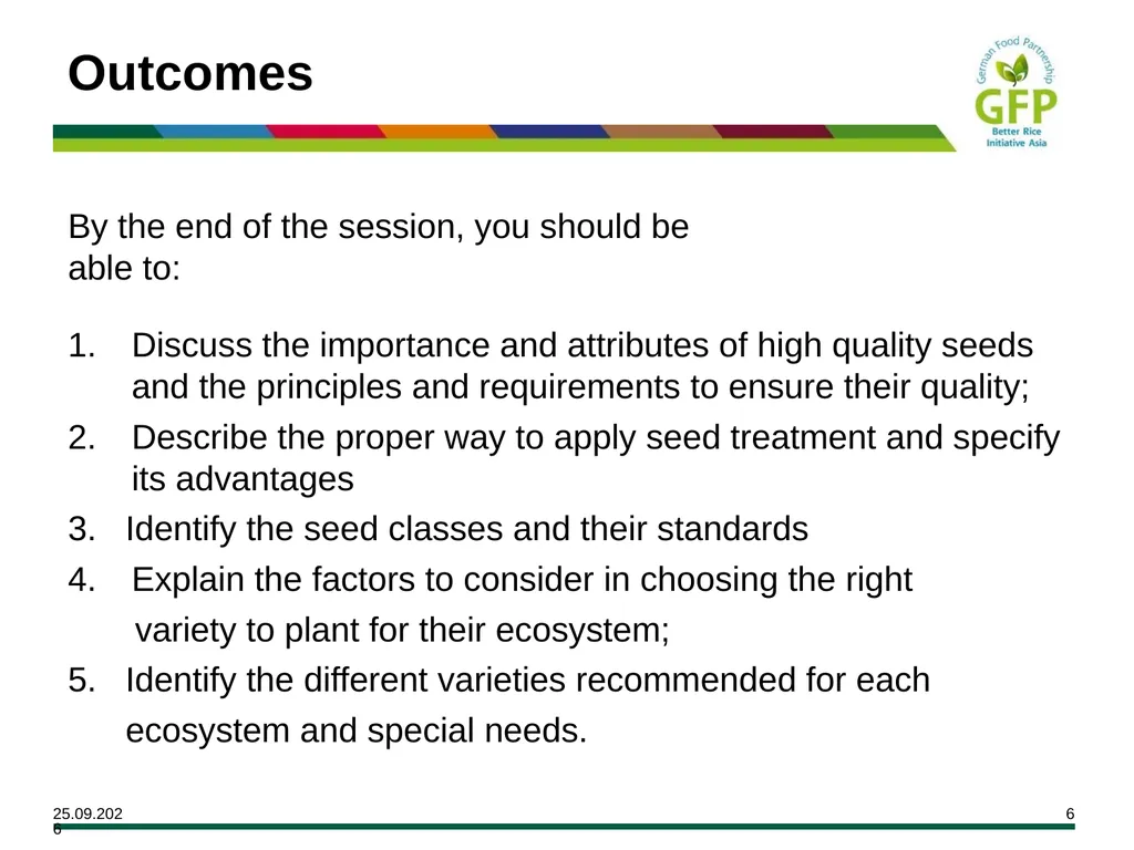 MODULE 7 Crop Establishment Objectives By the end - slide 6 of 99