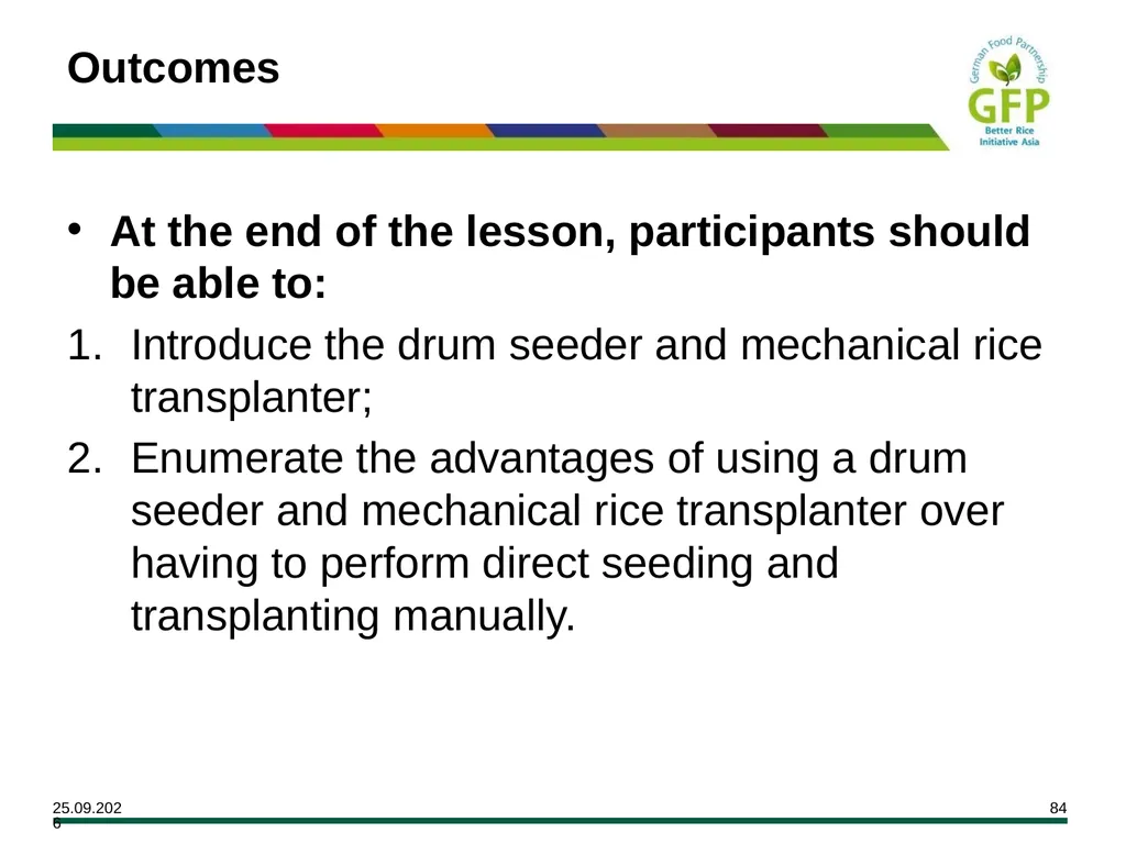 MODULE 7 Crop Establishment Objectives By the end - slide 84 of 99