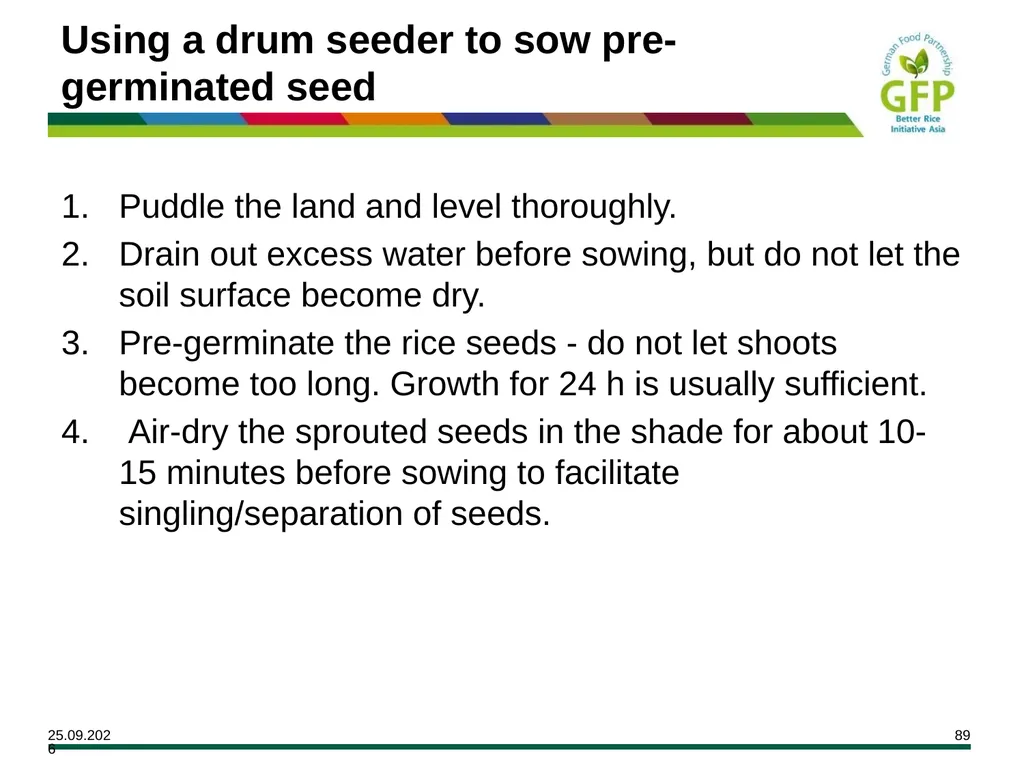 MODULE 7 Crop Establishment Objectives By the end - slide 89 of 99