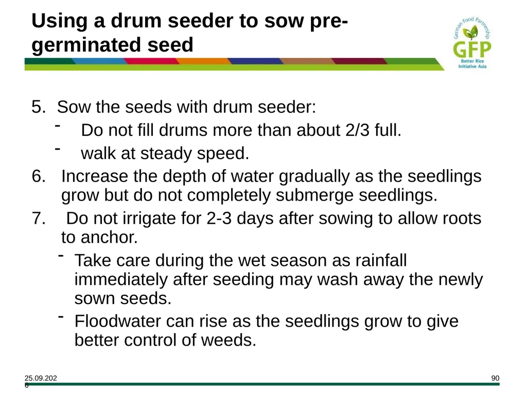 MODULE 7 Crop Establishment Objectives By the end - slide 90 of 99
