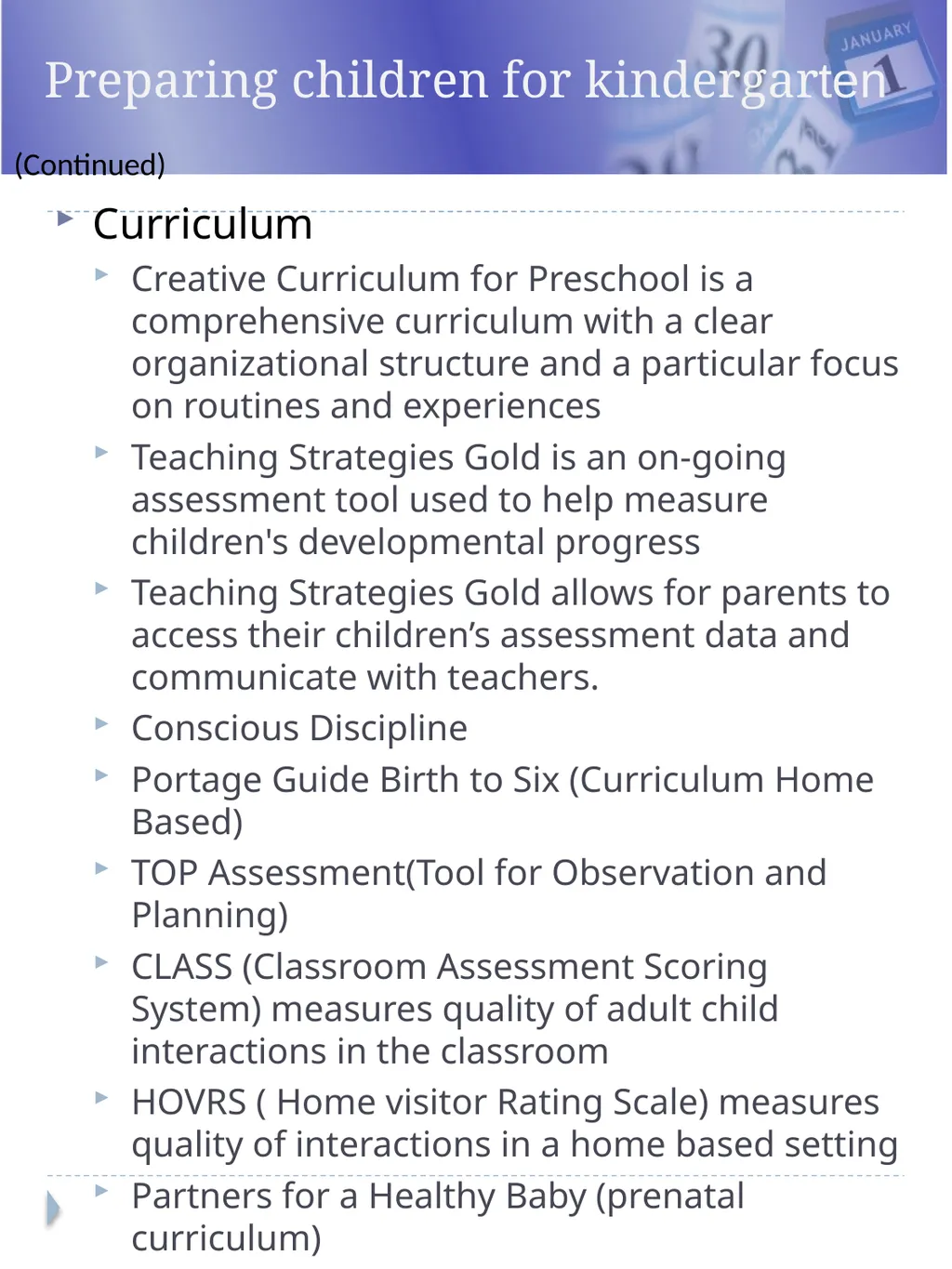 Breckinridge-Grayson Programs, Inc. Head Start and - slide 6 of 19