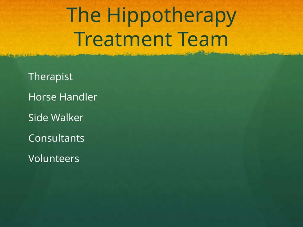Hippotherapy Why Integrate Equine Movement as a - slide 7 of 29