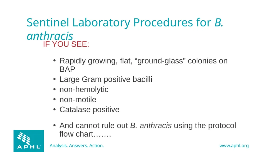 Agents of Bioterrorism Bacillus anthracis: Anthrax - slide 29 of 30
