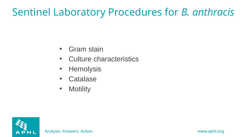 Agents of Bioterrorism Bacillus anthracis: Anthrax - slide 7 of 30