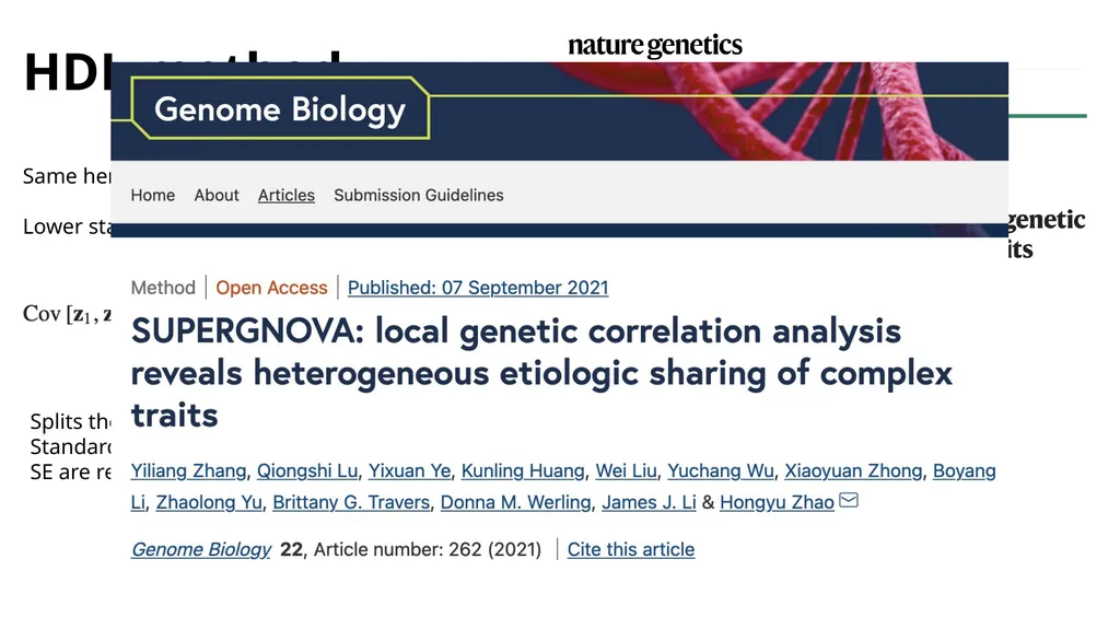 Estimation of Heritability from GWAS Summary - slide 38 of 46