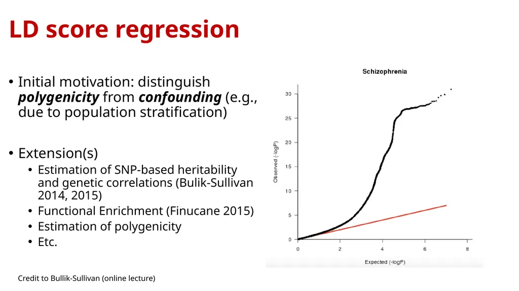 Estimation of Heritability from GWAS Summary - slide 14 of 46