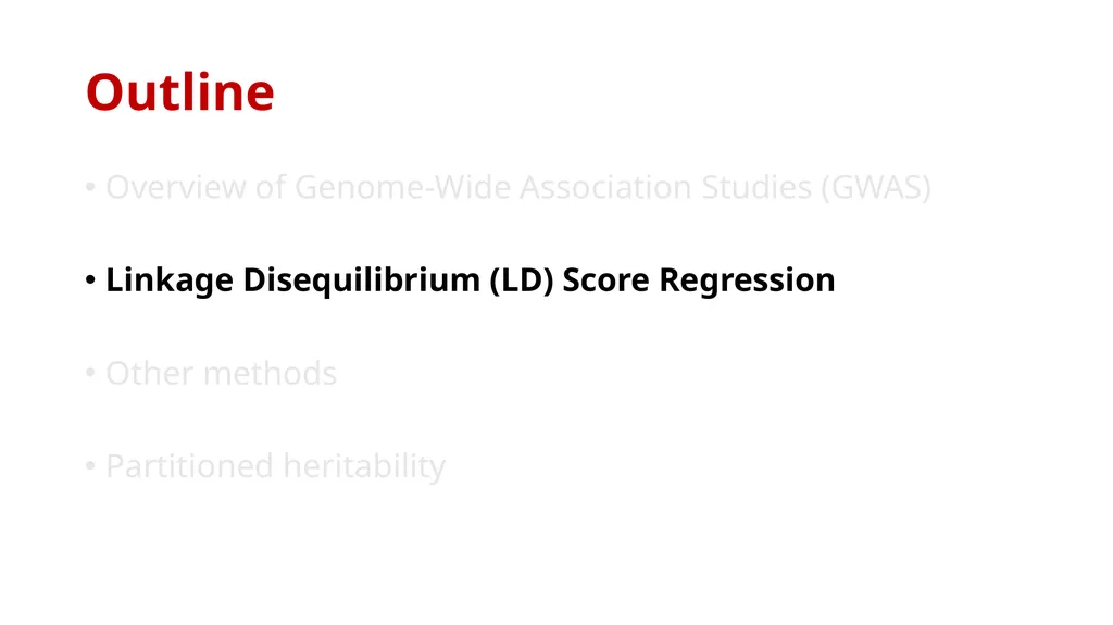 Estimation of Heritability from GWAS Summary - slide 13 of 46